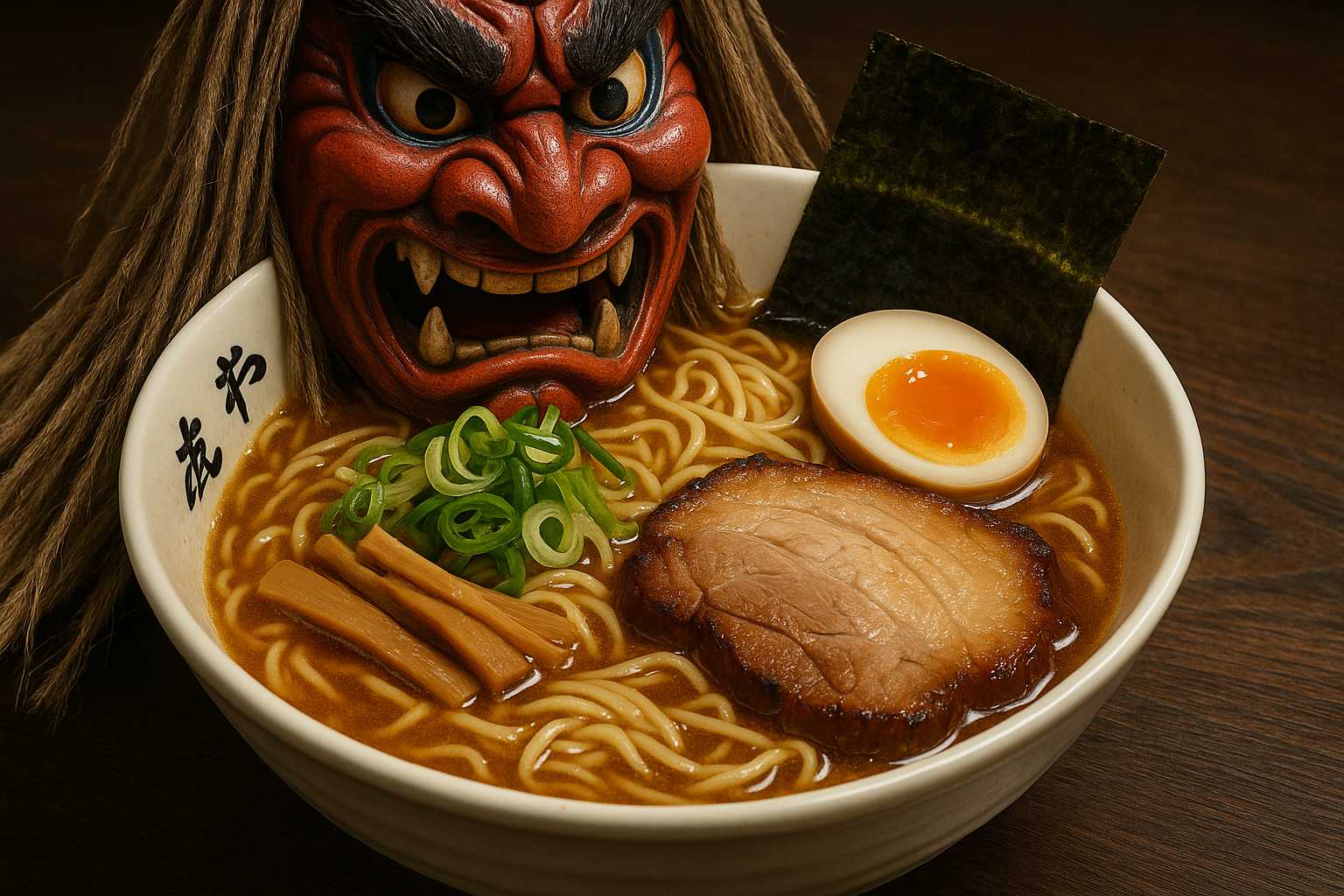 2. 男鹿名物!「なまはげラーメン」