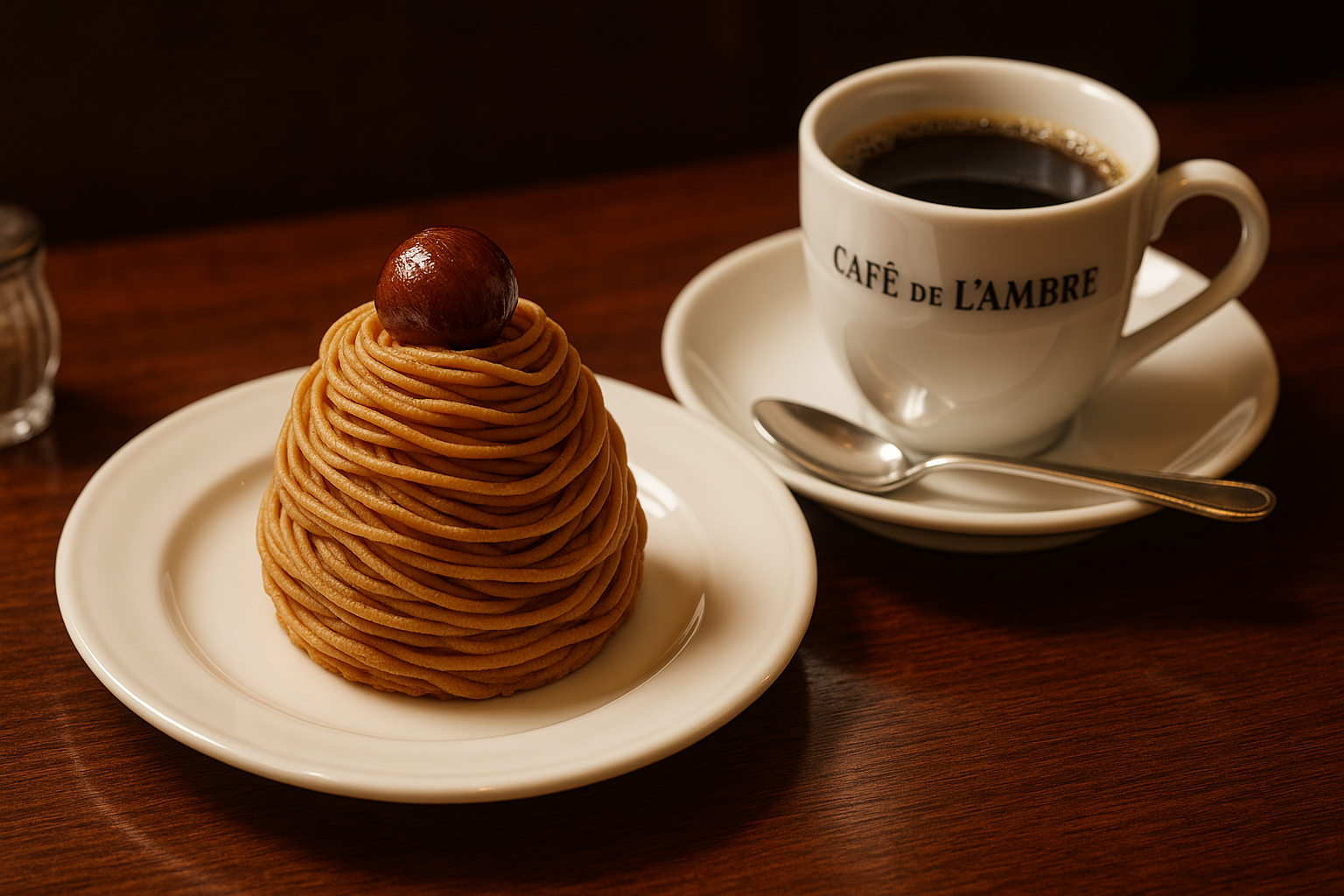 3. 絶品スイーツ「カフェ・ド・ランブル」
