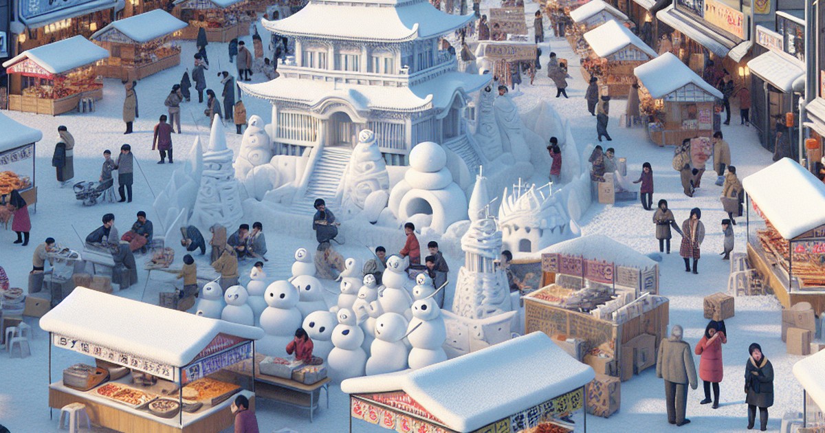 2. かまくら雪まつりのストリートフード